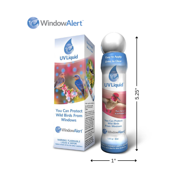 UV Liquid product to protect birds from crashing into windows.