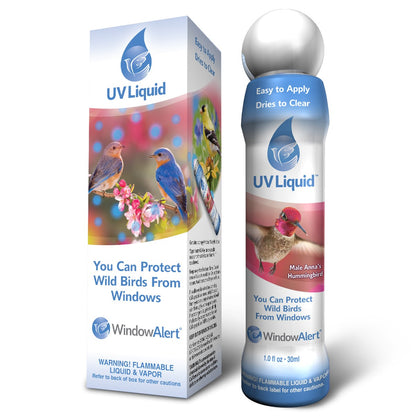 UV Liquid product to protect birds from crashing into windows.