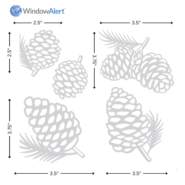 Pinecone Medley Decal Envelope