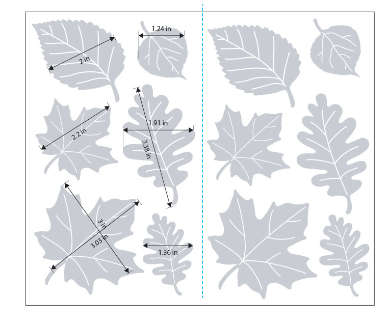 Leaf Medley Decal Envelope