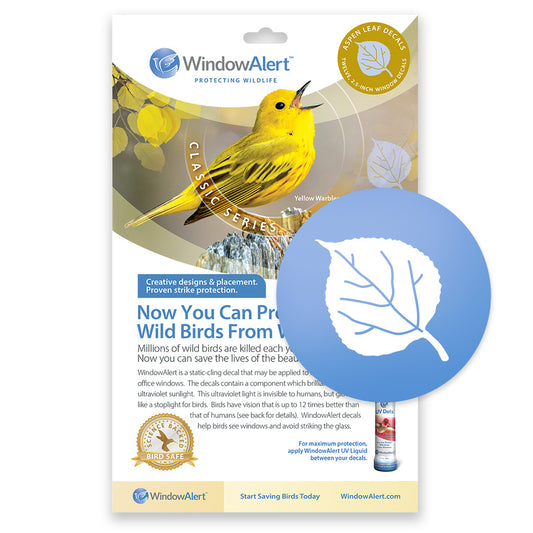Aspen Leaf UV Window Decals - Classic Series