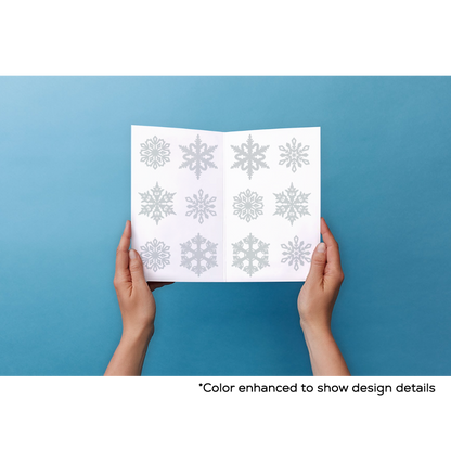 Snowflake UV Window Decals - Classic Series