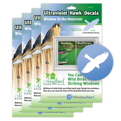 Aspen Leaf UV decals to prevent bird strikes. Bulk wholesale discount 