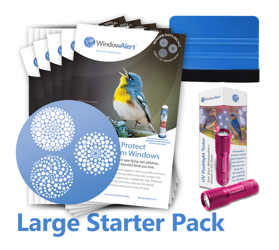 Anti-Collision Window Decals | UV Liquid for Birds – WindowAlert