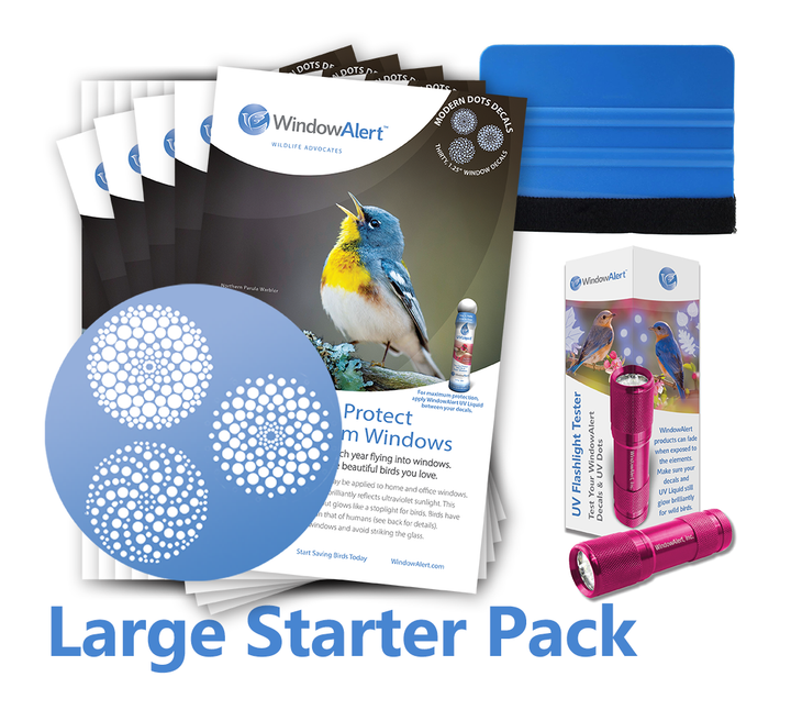 Anti-Collision Window Decals | UV Liquid for Birds – WindowAlert