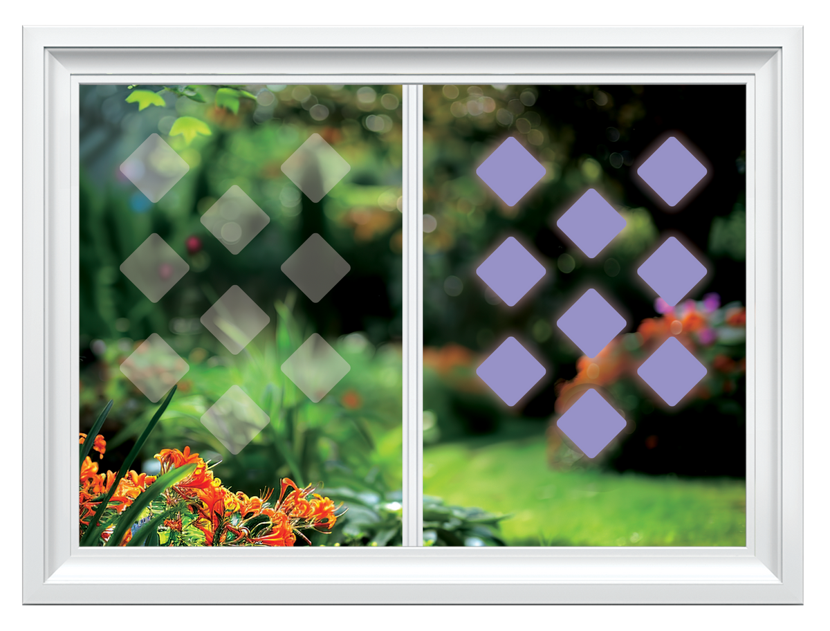 Get Mini Diamond Performance UV Static Cling Window Decals – WindowAlert