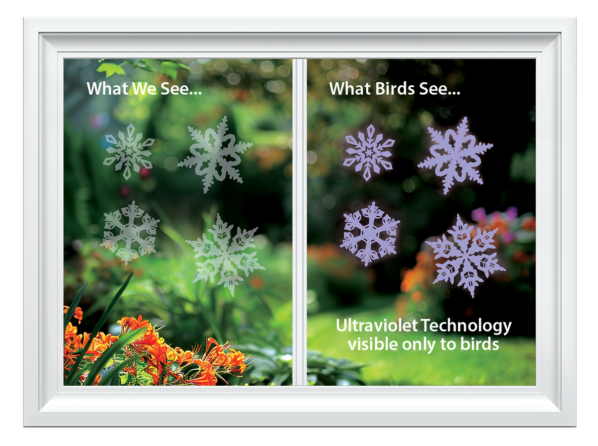 Snowflake UV Window Decals - Classic Series – WindowAlert